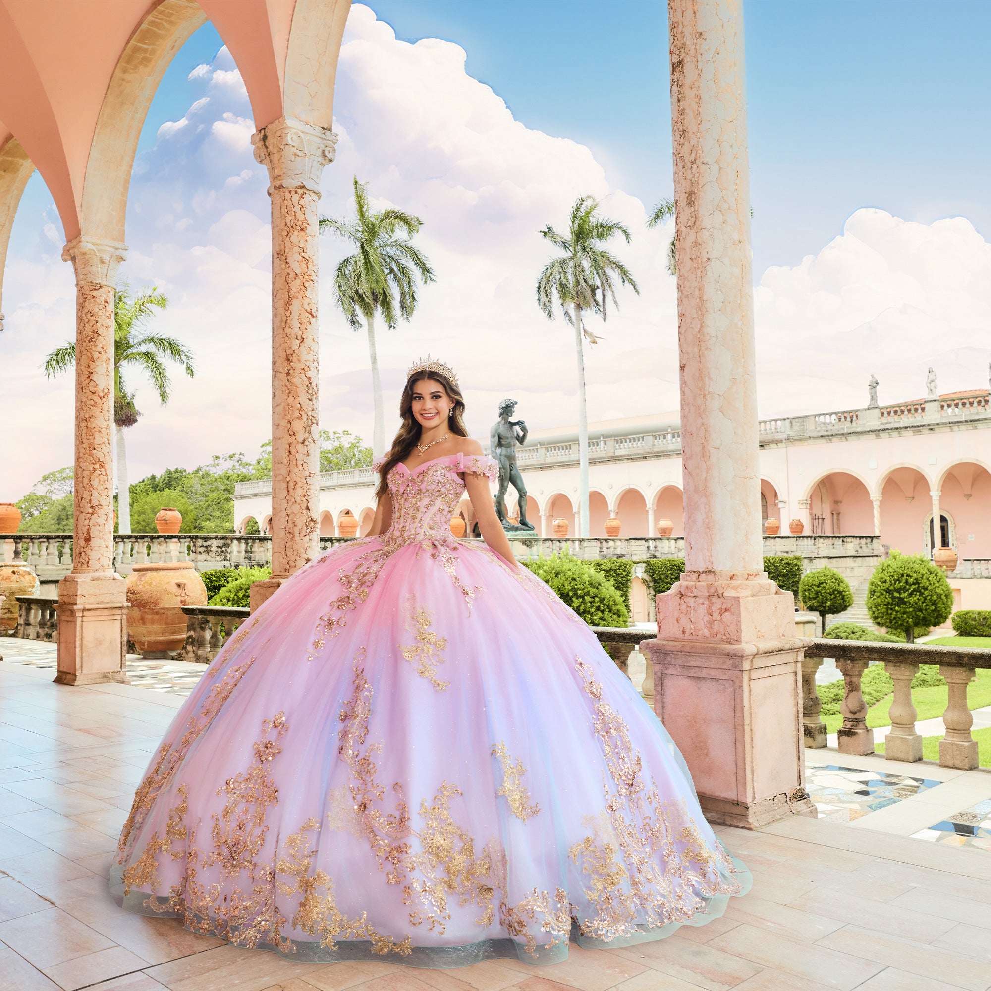 cotton candy quinceanera dresses quinceanera dress, cotton candy color Mary's bridal