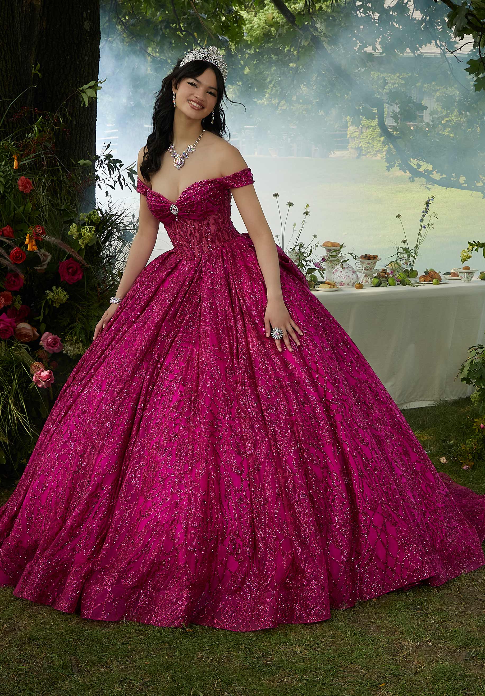 pink backless dress Opera Bow Backless Dress
