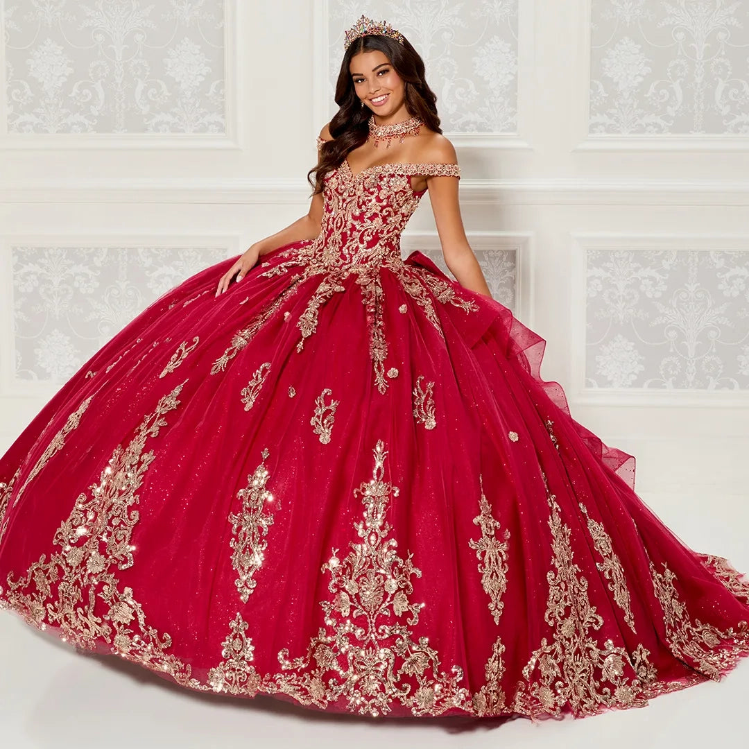 Rachel Allan Royal Red Quinceanera Dresses PR30112 Wine/Gold Rachel Allan Royal Red Quinceanera Dresses PR30112 Wine/Gold