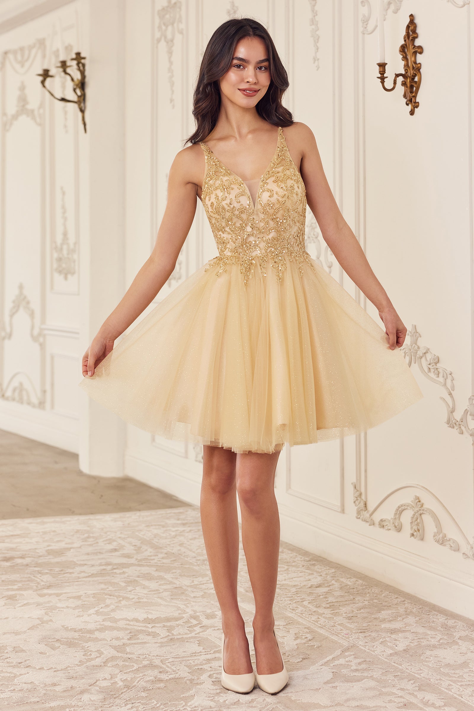 Gold Ivory Dama Dresses Morilee Damas Morilee Damas Dresses