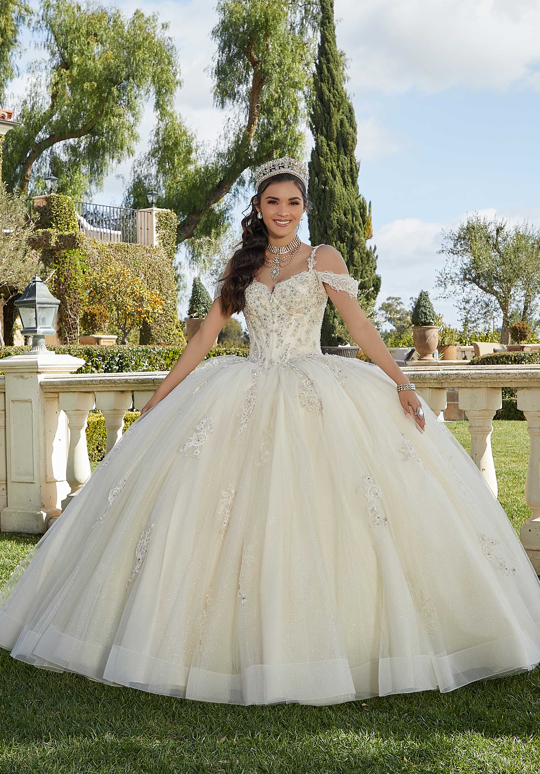 quinceanera dresses champagne 89422 8 / CHAMPAGNE