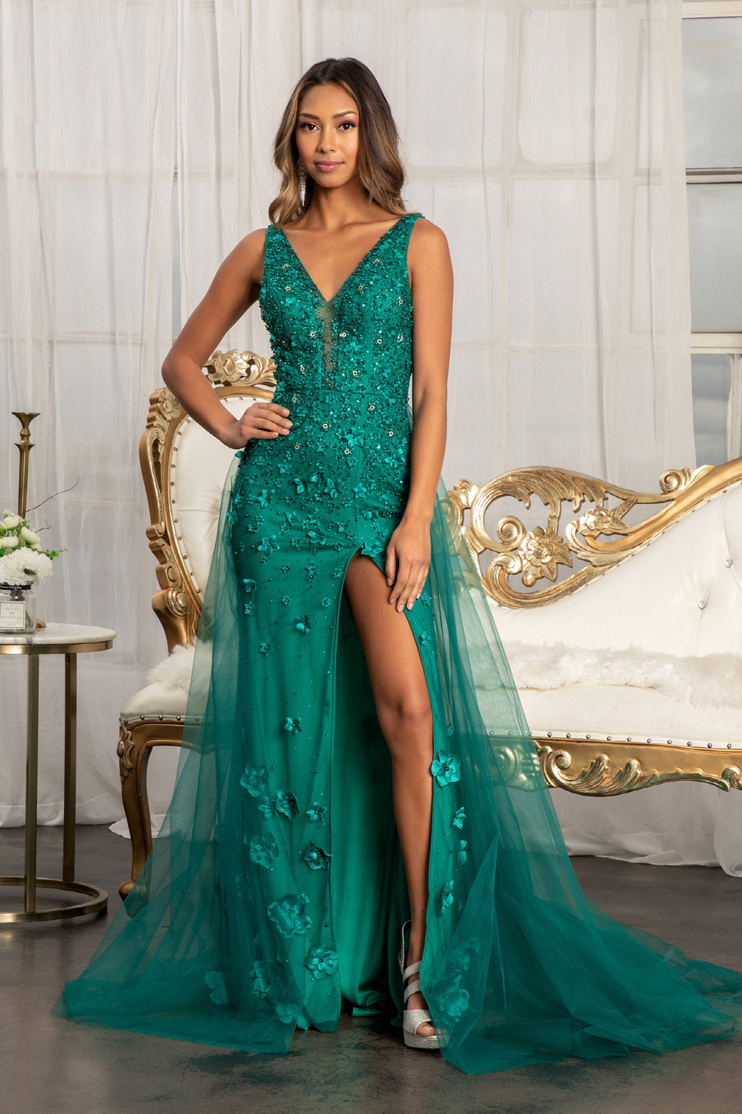 GLS by Gloria GL3011 Prom Dress - Emerald Green | NewYorkDress GLS by Gloria GL3011 Prom Dress - Emerald Green | NewYorkDress