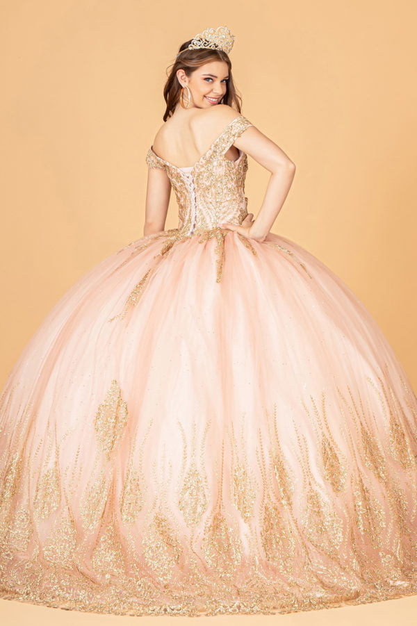 Elizabeth K GL3079 Ball Gown - Formal Dress Shops Rose Gold / XS Elizabeth K GL3079 Ball Gown - Formal Dress Shops Rose Gold / XS